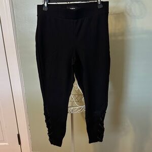 Torrid Black Leggings with Side Accents